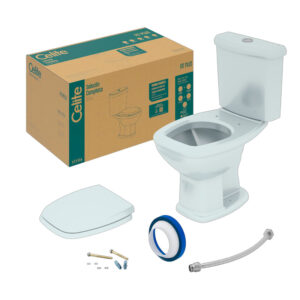 KIT COMPLETO C/VASO ACOPLADO - CELITE FIT BRANCO