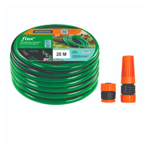 KIT MANGUEIRA JARDIM - TRAMONTINA + ESGUICHO 20MTS